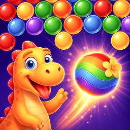 Dino Bubbles Bubbles Shooter Games